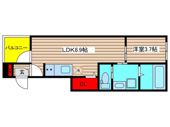 AYANA Residence 東海通の物件間取画像